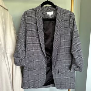Blazer black/white print